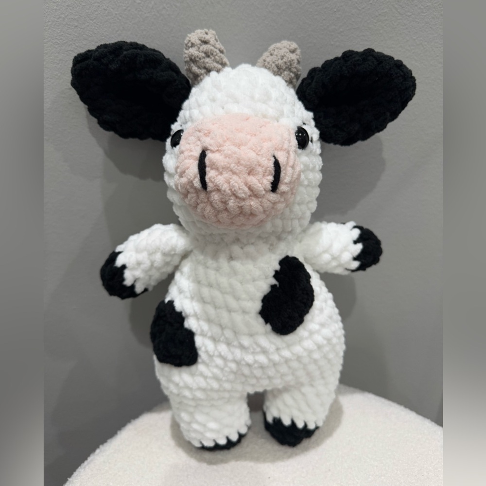 Hand crocheted cow 🐮